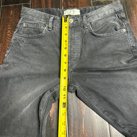 Distressed jeans black ankle length casual BoHo California rock ‘n’ roll - Picture 5 of 7